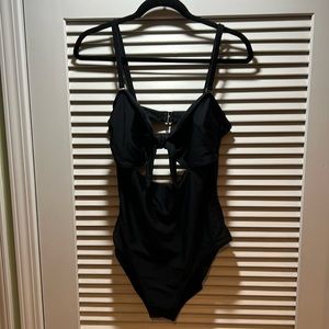 Old Navy black one piece swimsuit
